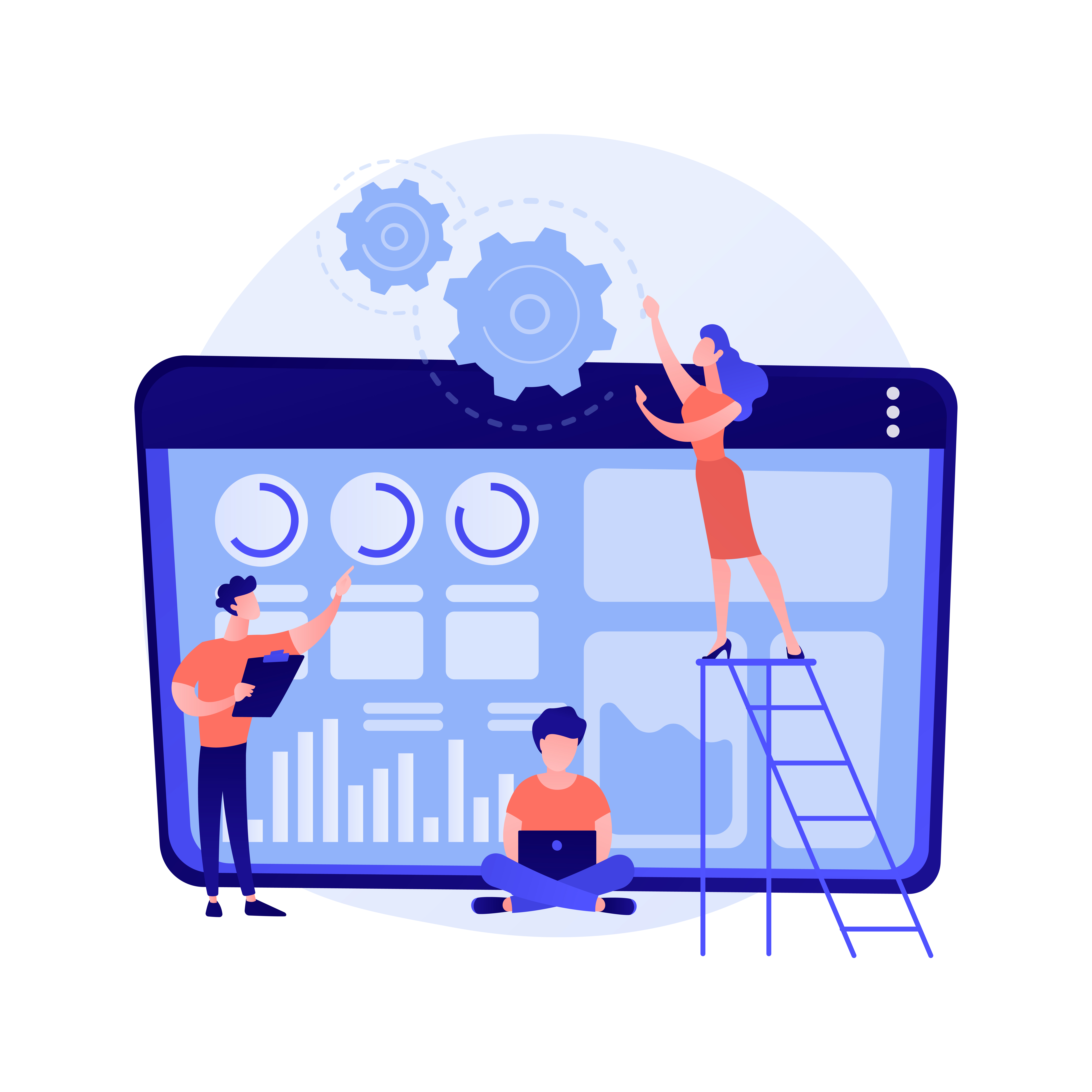 Development process illustration